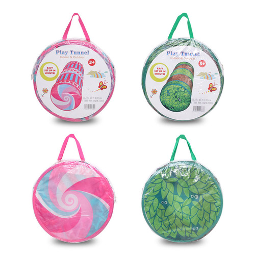 Children's Outdoor Game House Tunnel Tent Conveniently Foldable Toy Printed Crawling Lane Source Factory