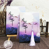 Genuine Chinese set with tassels, postcard, hand painting, Chinese style, Birthday gift, wholesale