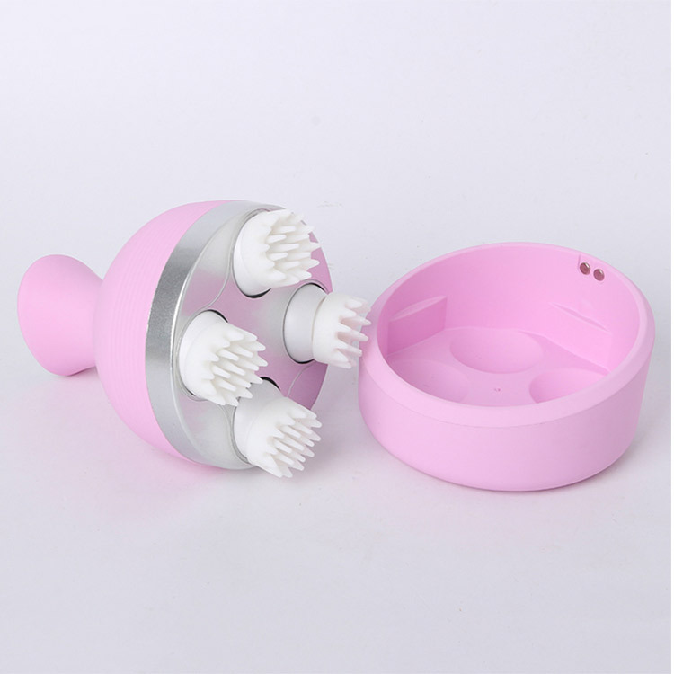 厂家直销多功能便携充电防水3D头部按摩器全身家用头皮按摩仪批发