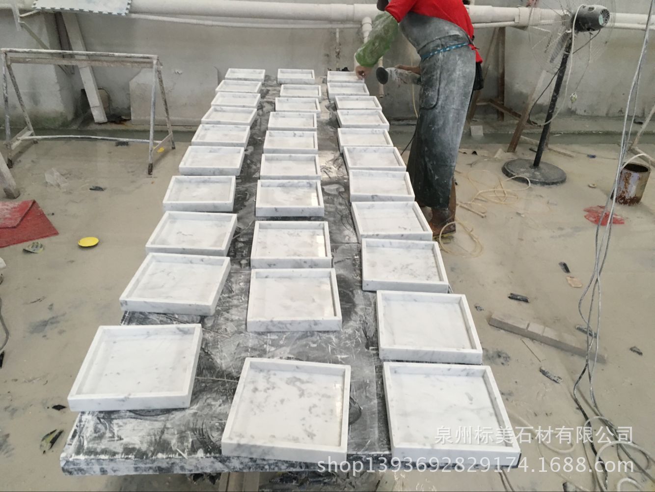 白色酒店大理石托盘 首饰展示架 储物置物托盘 陈列道具 拍照