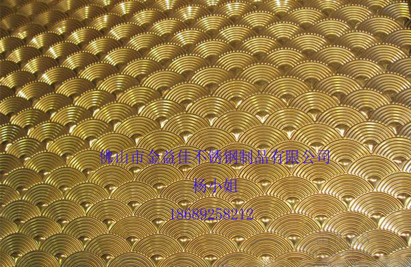 高档不锈钢压花板防滑板 金属压花台面板 可来图专业定制