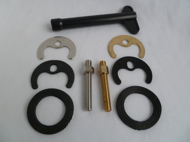 Single-hole hot and cold water faucet horseshoe plate installation, tight fixing accessories, installation screw rod, maintenance sleeve tool details Picture