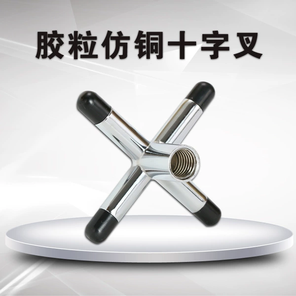 Plastic particles chrome cross fork