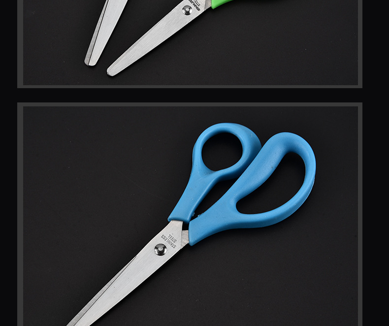 厂家直销 不锈钢办公剪 家用剪刀 办公室剪 diy手工剪纸剪详情9