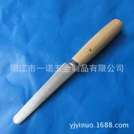 D-016CB橡木柄工具刀,碳钢汽车补轮胎工具刀.图片工具刀