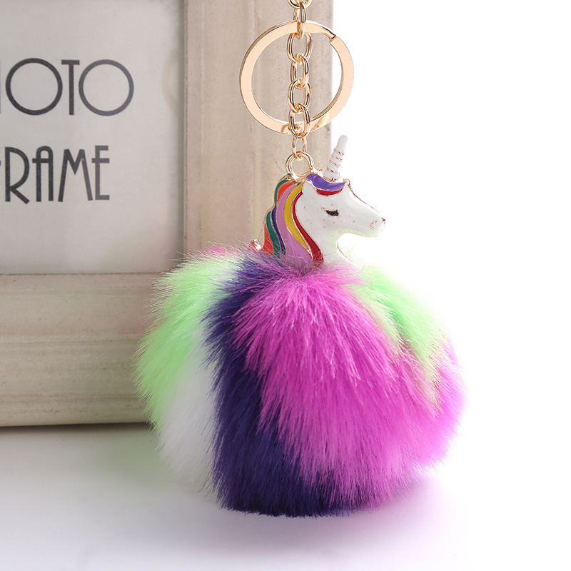 50g Weight Keychain Classification 1 Piece Quantity Daily Occasion Plush, Metal Material Unisex Gender Cute, Sweet Style 1 Piece Cute Sweet  Plush Metal Unisex Keychain 18