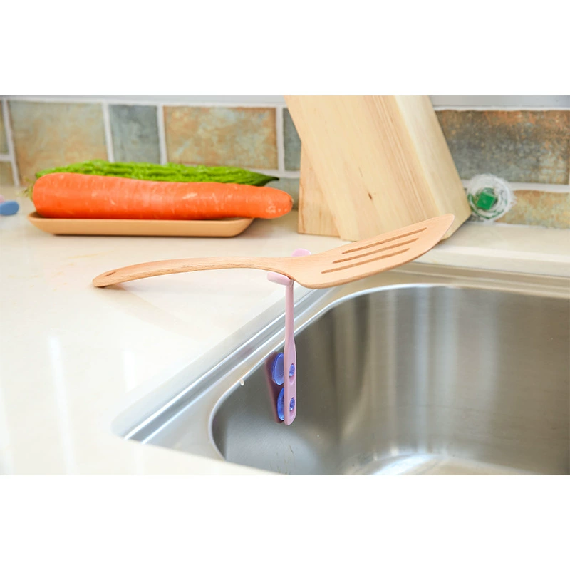 Kitchen multifunction suction cup holder leaf shape support
