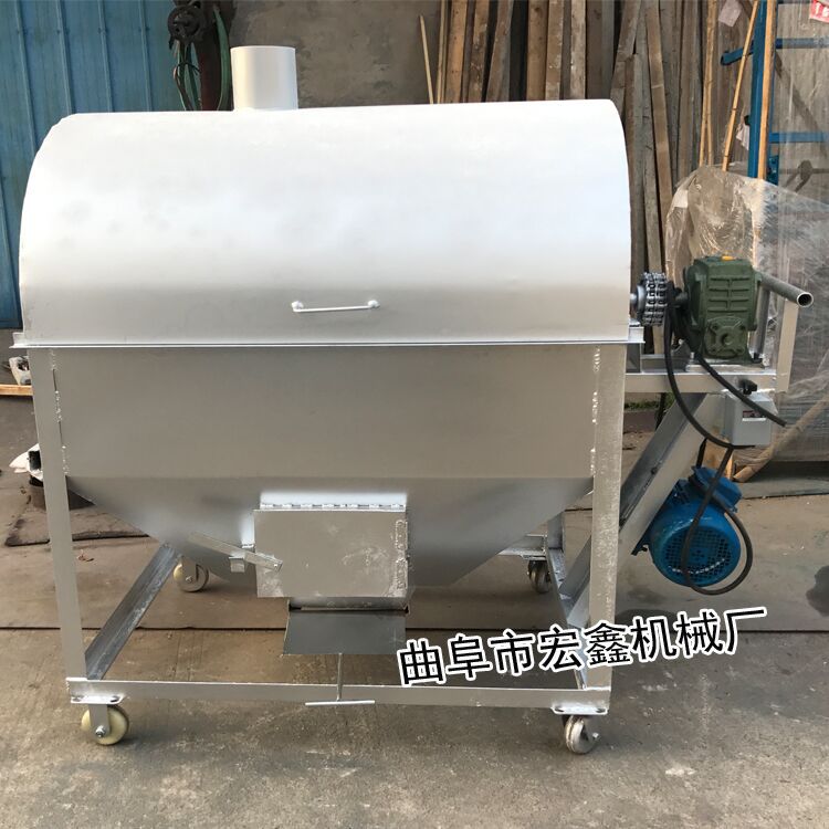 淮安各种规格炒货机 电加热不锈钢滚筒炒锅