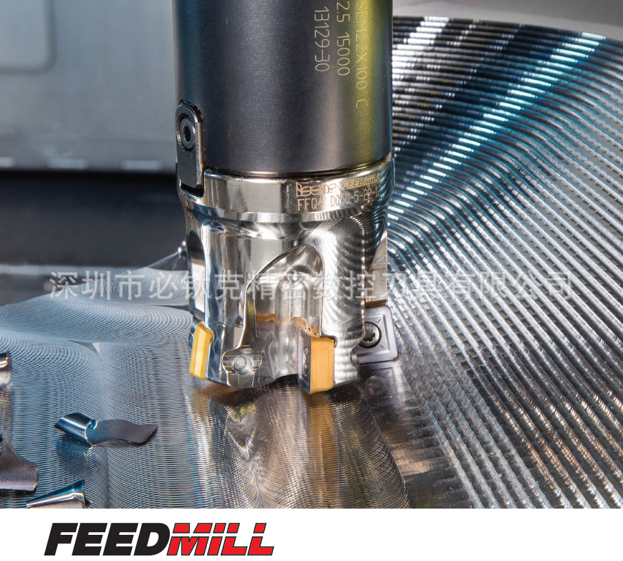 伊斯卡FFQ4超快进给高效耐磨数控铣刀FFQ4 D063-6-22-12模胚开框