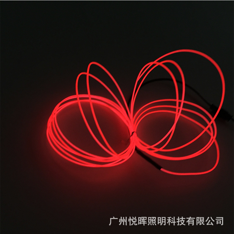 5vusb interfaz 1,3mm luz fría traje interior colorido iluminación decorativa productos muebles línea de la Lámpara decorativa