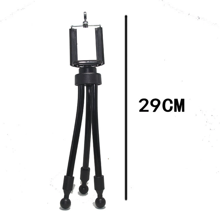 Mobile phone, small tripod, table handheld tubing, corner frame