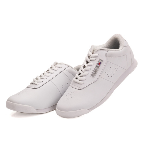 Children's competitive aerobics shoes soft sole new white cheerleading shoes women's training competition sports fitness shoes