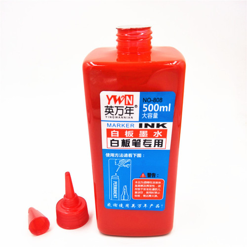 Wholesale whiteboard pen ink, whiteboard pen refill/filling liquid, erasable whiteboard water, large bottle 500 ml