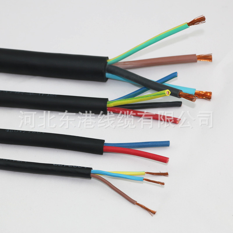 厂家直销JHS铜芯防水电缆 橡皮绝缘铜芯防水线