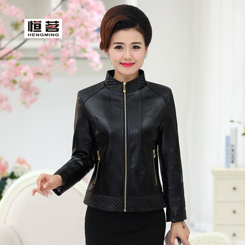 Veste cuir femme en PU - Ref 3333128 Image 8