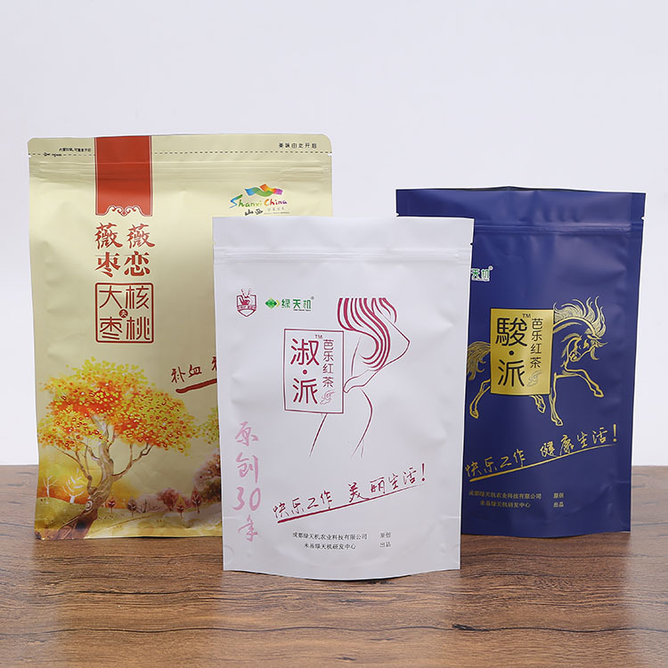 生产批发立体平底拉链袋 复合精美休闲食品包装袋