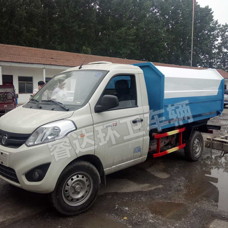 江淮国五挂桶式垃圾车 3吨小型垃圾车 微型环卫垃圾车价格|ms