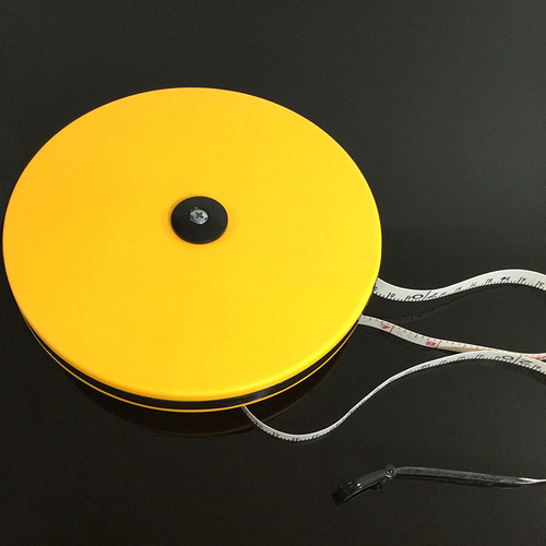 Hand-operated measuring tape, ABS fiber disc leather tape, engineering surveying tape, waterproof super tough tape