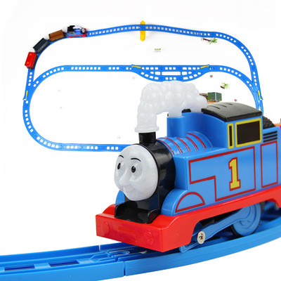 新款托马新电动轨道小火车儿童玩具亲子互动拼装模型轨道车玩具|ru