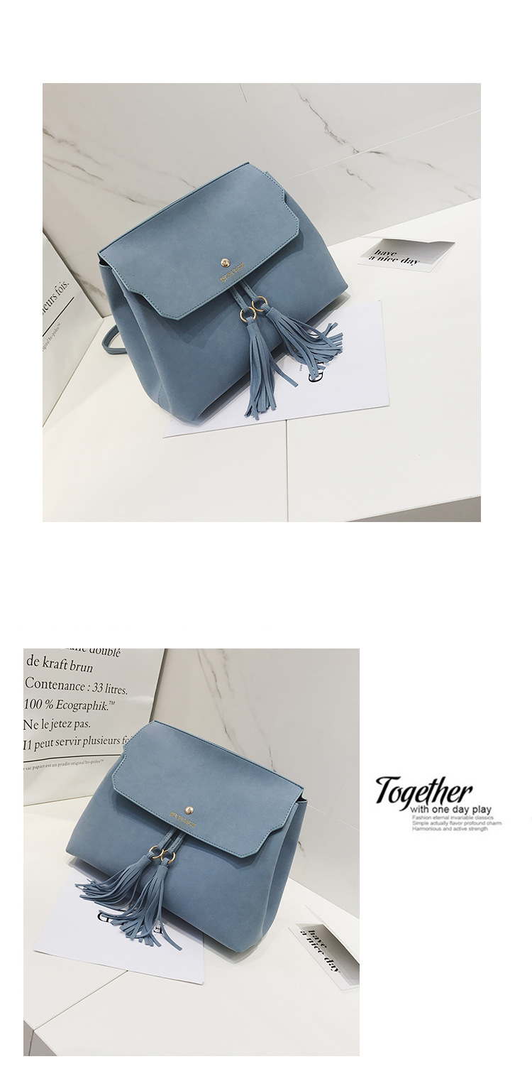 Korean version PUfashion bag (Pink)NHPB0248-Pink