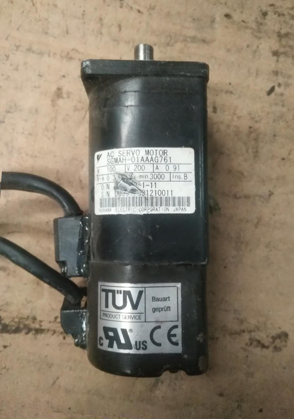 安川伺服电机 SGMAH-01AAAG761 二手（询价）