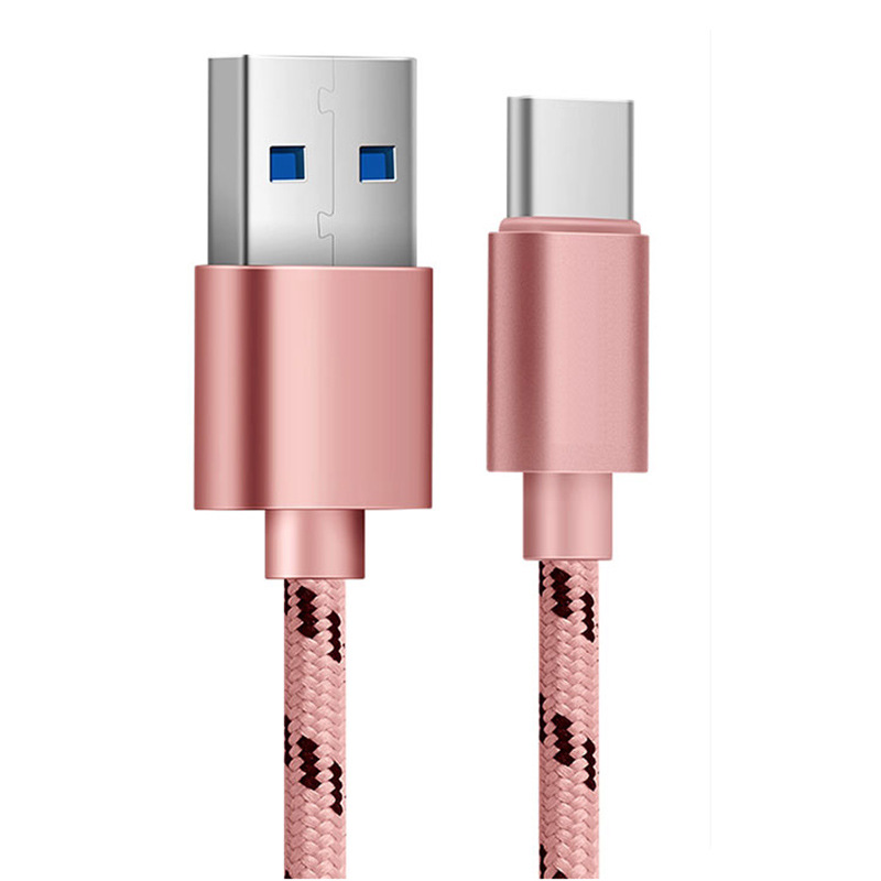 QC3.0手机快充数据线 9芯快速充电线 编织尼龙数据线厂家