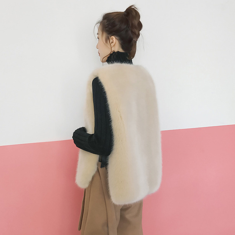 Gilet femme en Imitation laine - Ref 3318274 Image 5