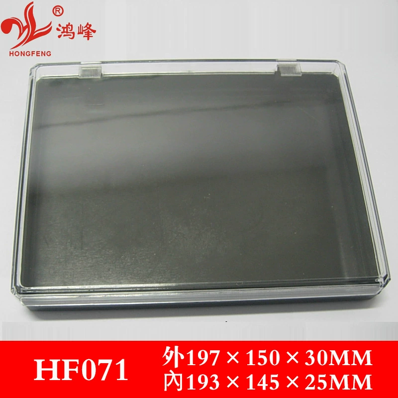 Производители поставляют универсальную прозрачную пластиковую коробку с пружинной пряжкой Флип прямоугольную коробку для значков с логотипом