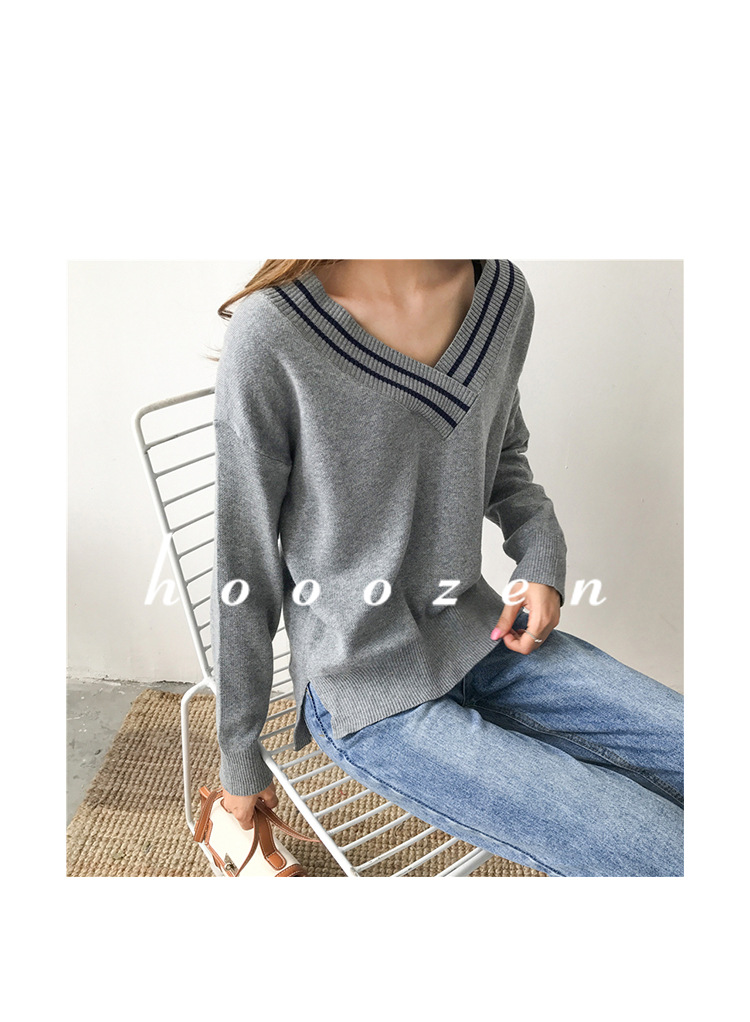 V领毛衣_16