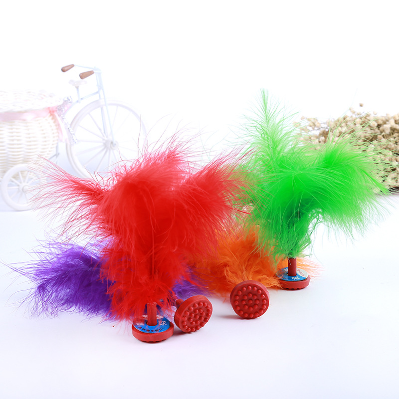 Manufactor Direct selling new pattern leisure time Bodybuilding Feather shuttlecock wholesale originality durable colour Feather Key sub-