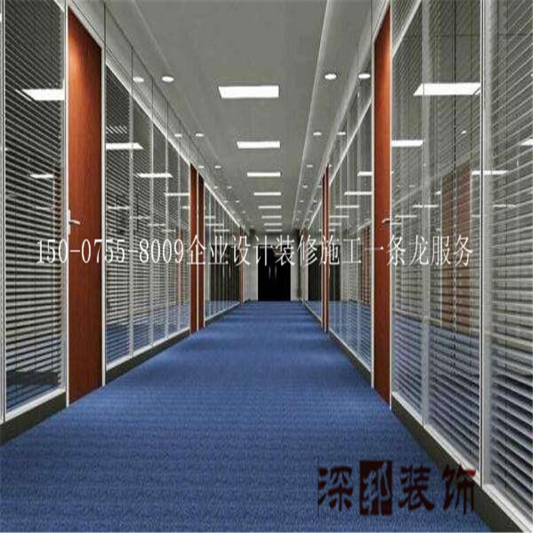 福永办公室玻璃隔墙福永厂房装修富桥第一工业区彩钢板隔墙