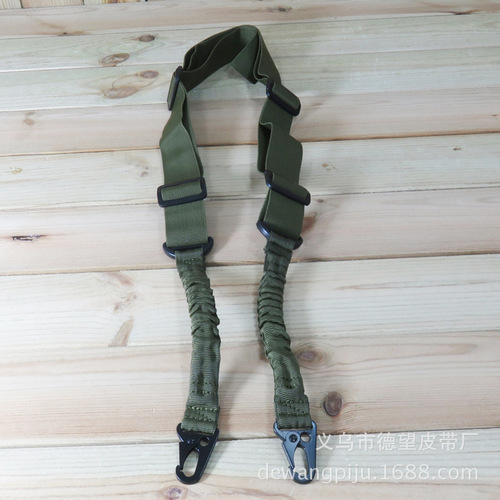 Outdoor tactical belt multifunctional canvas girdle waist chain two-point gun sling special crossbody gun rope gun belt belt