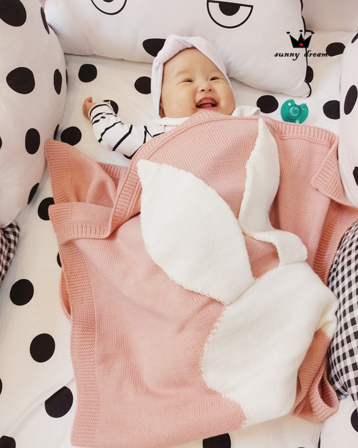 兔子毛线空调毯 (15)