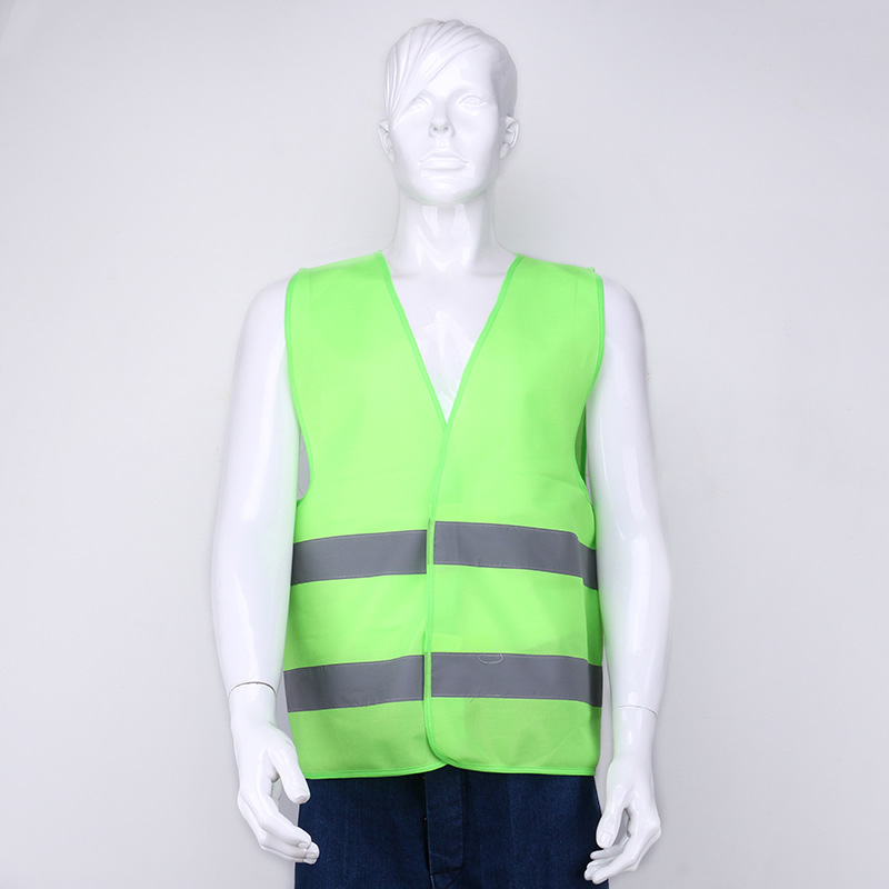 Chaleco de ropa de trabajo reflectante impreso Chaleco de herramientas de saneamiento de seguridad reflectante de servicio nocturno chaleco reflectante