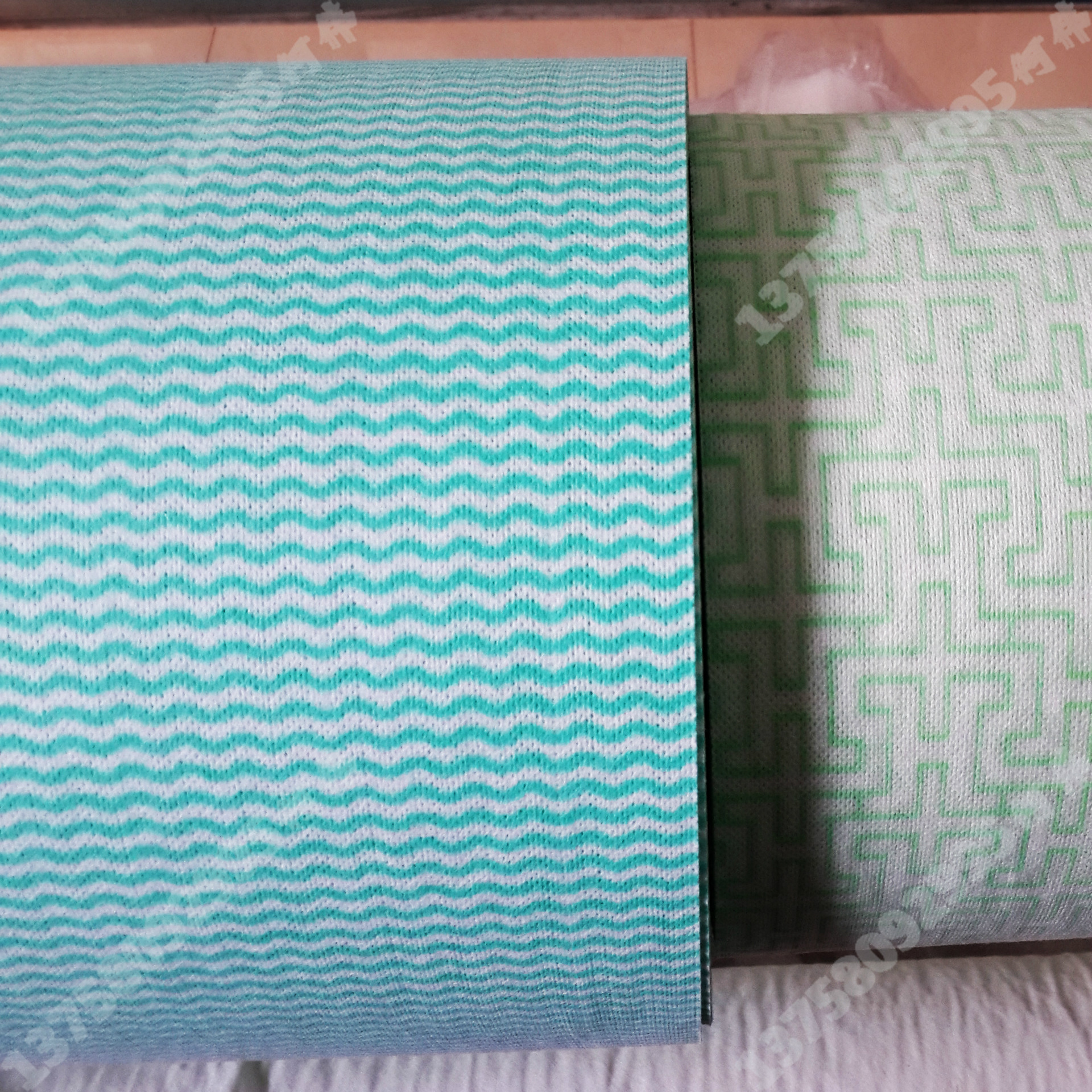 網孔波浪紋水刺無紡布