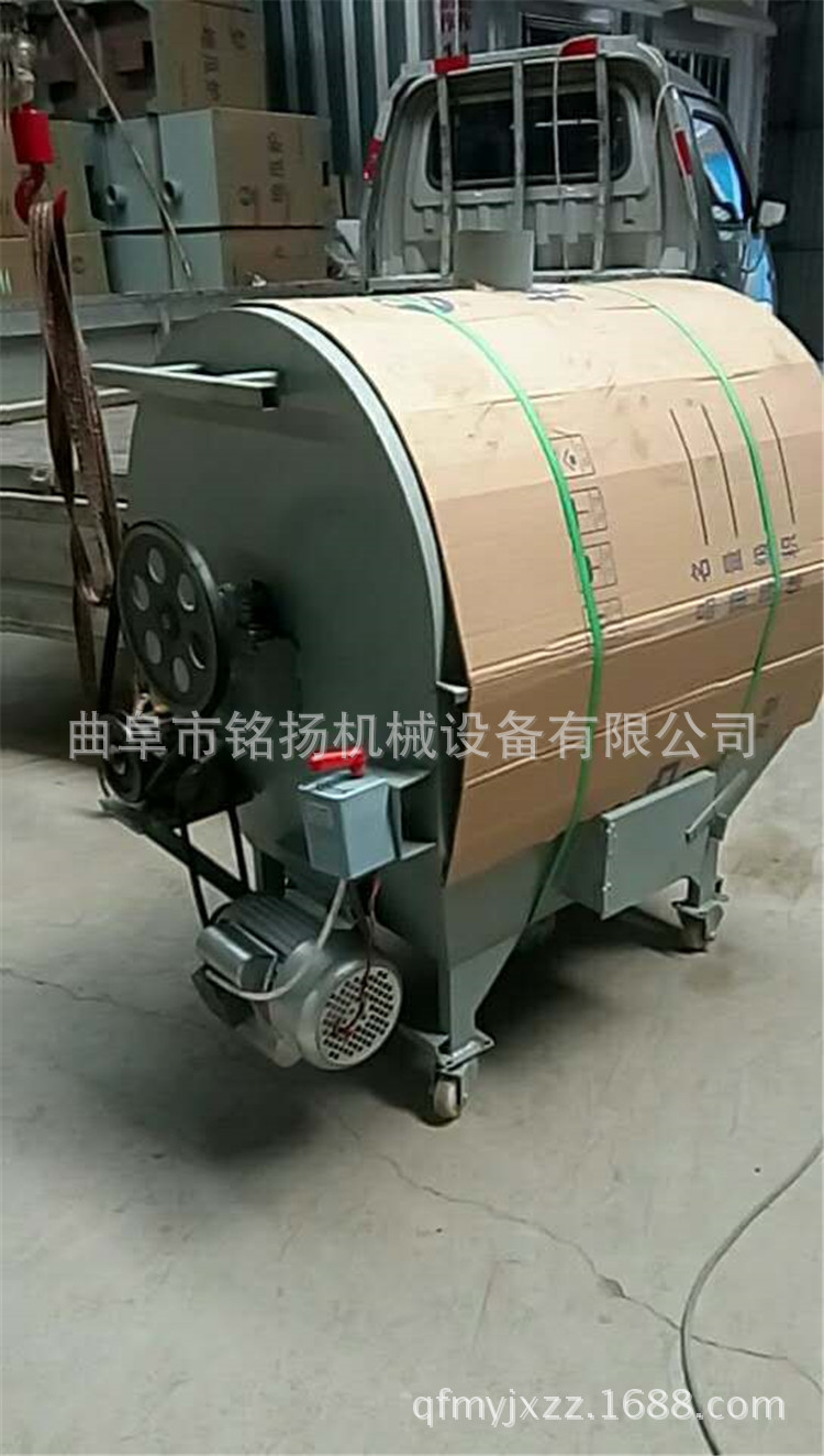 连续式滚筒炒锅池州封闭式滚筒花生瓜子炒货机