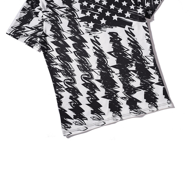 New V-Tide Men’s Apparel Abstract Star 3D Printed T-shirt 