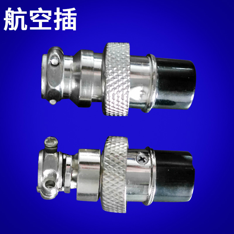 供应航空插头 小型连接件 防水四芯插头 三轴平台机配件厂家