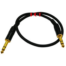 合金6.5mm公对公线 6.3SP M-6.3SP M Cable 6.35双声道延长线
