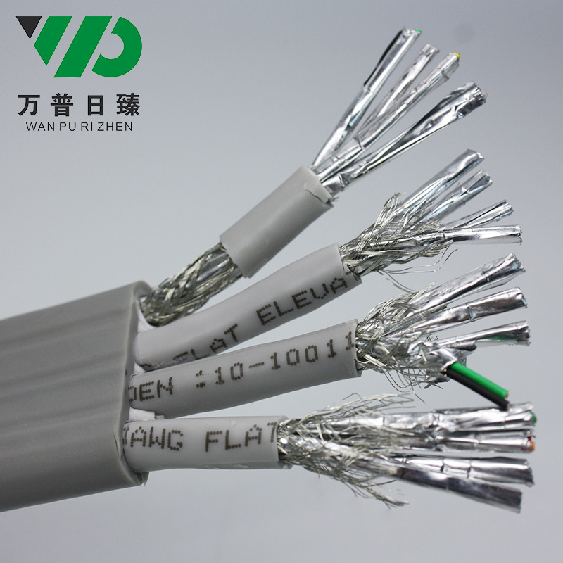 Elevator special network cable six types of twisted double shielded elevator network cable elevator monitoring network accompanying network cable can be produced