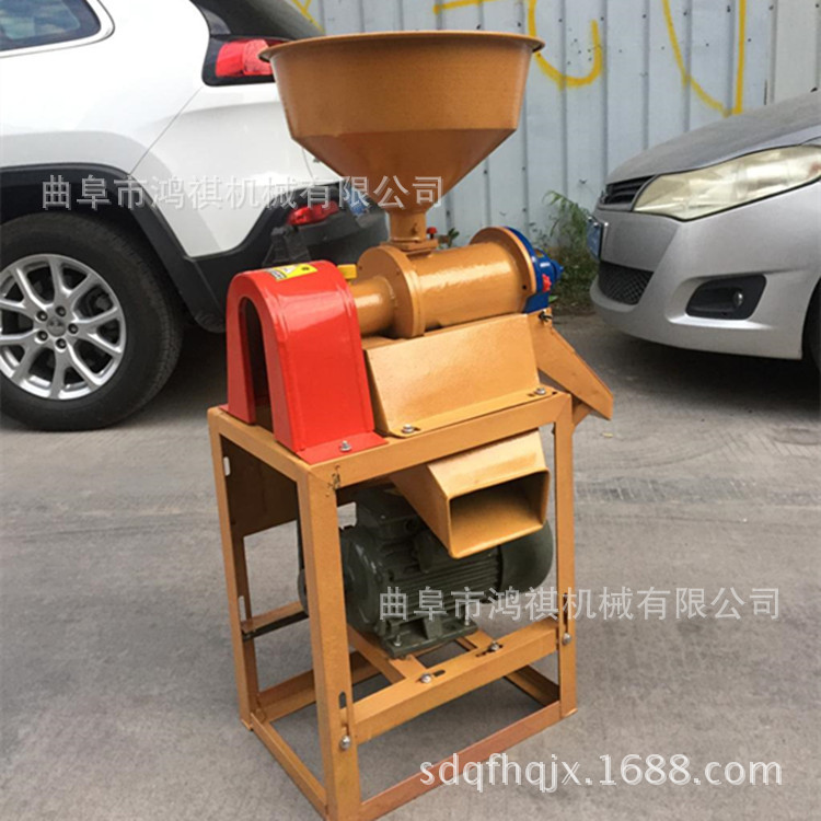 阿拉善盟生产谷子碾米机 鸿祺杂粮脱皮碾米机 小米去皮机