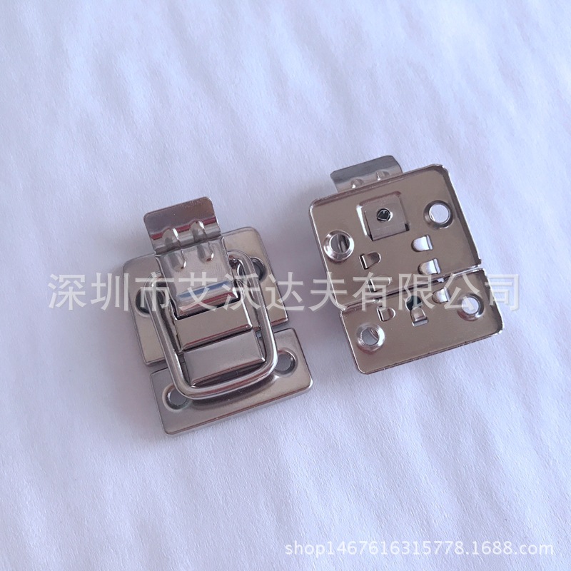 厂家直销 40mm锁扣现货 供应 镍色木箱 箱包锁 高档行李 箱包锁搭-阿里巴巴
