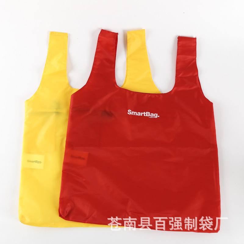 可折叠涤纶拉绳束口袋子定做背包式涤纶抽绳袋热升华彩印涤纶布袋
