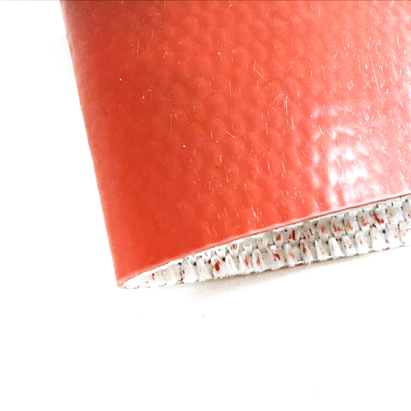 膨体硅胶布 开放式套管用硅胶布 硅橡胶高温隔热布 硅橡胶复合防