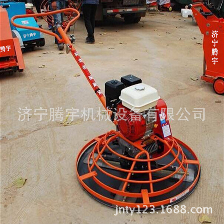 混凝土抹光机生产供应 手推式路面水泥收光机 汽油抹子供应