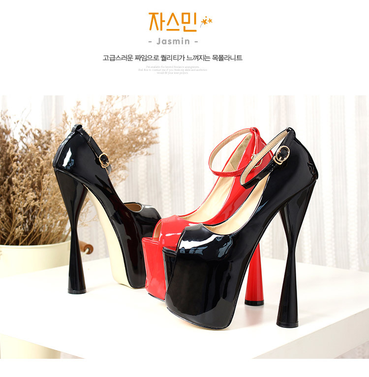 Giày cao gót nữ mũi nhọn gót dày siêu cao, phù hợp đi tiệc cưới — Màu đen chi tiết 2