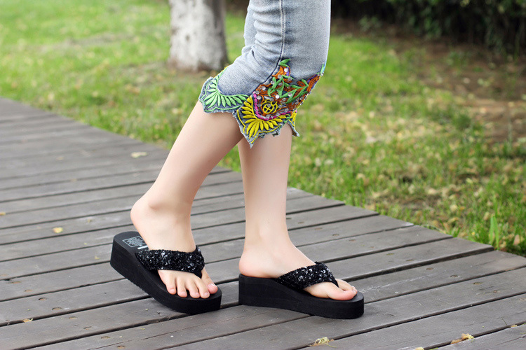 Tongs femme OTHER   en tissu paillete - Ref 2665989 Image 13