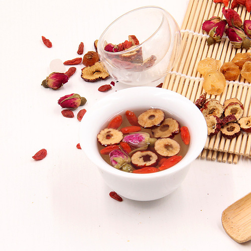 Rongtan Brand Guava Jujube Tea, Goji Berry Rose Tea with Rock Sugar - Premium Boxed Set, Supports Wholesale with Single Piece Shipping