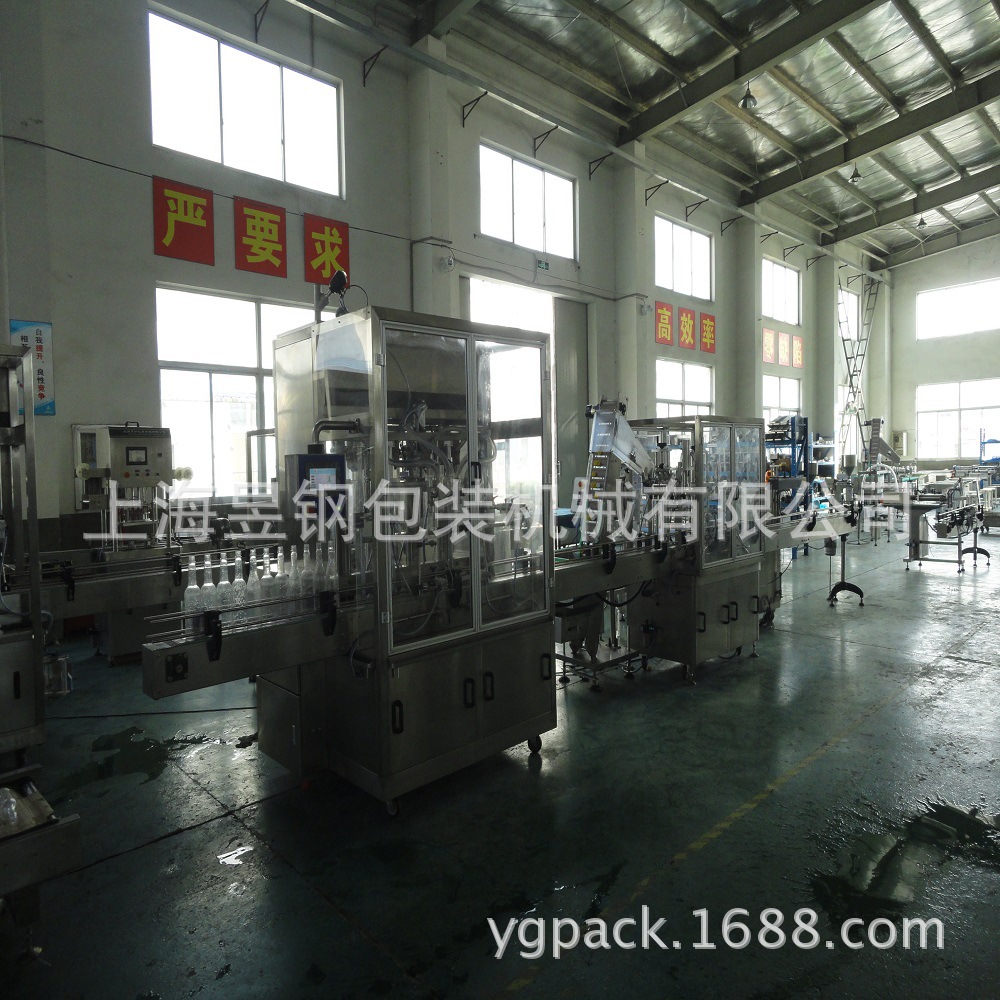 厂家生产 300-3000g六头自动浓缩果汁 果酱灌装旋盖机 果浆灌装机