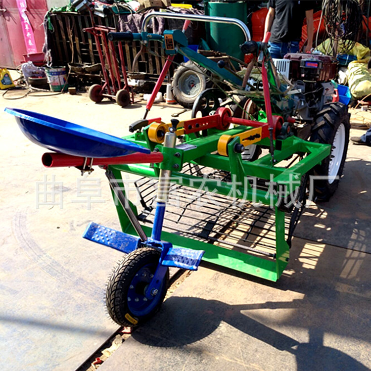 手扶拖拉机带动的大蒜收获机 新型挖蒜机 厂家直销